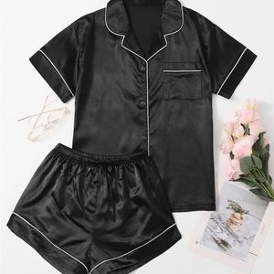 NWT satin PJ set
